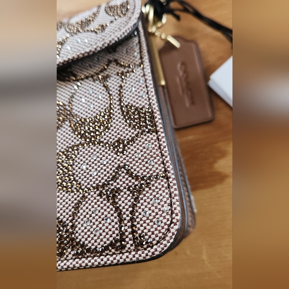 Coach Tabby 26 Signature Jacquard Crystal - Picture 9 of 16